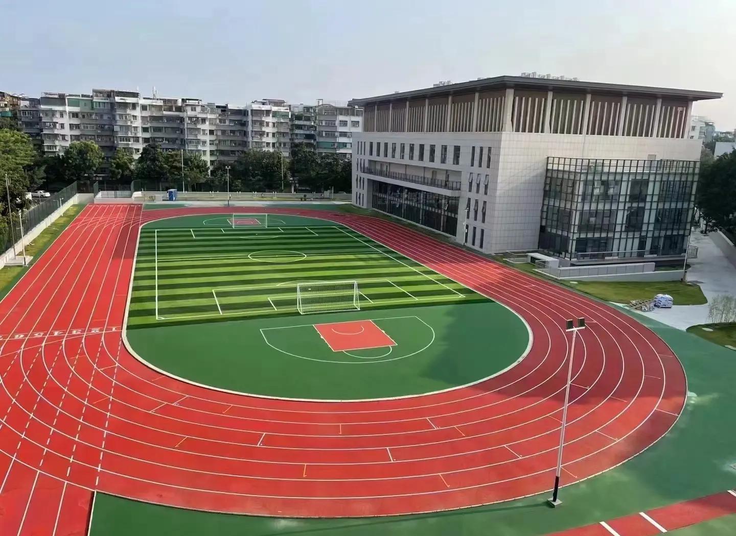 汕尾市人造草坪塑胶篮球场 - 厂家